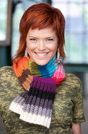 Vickie Howell Color Card Scarf