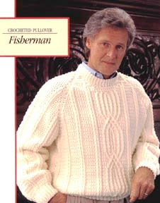 Fisherman's Crocheted Pullover