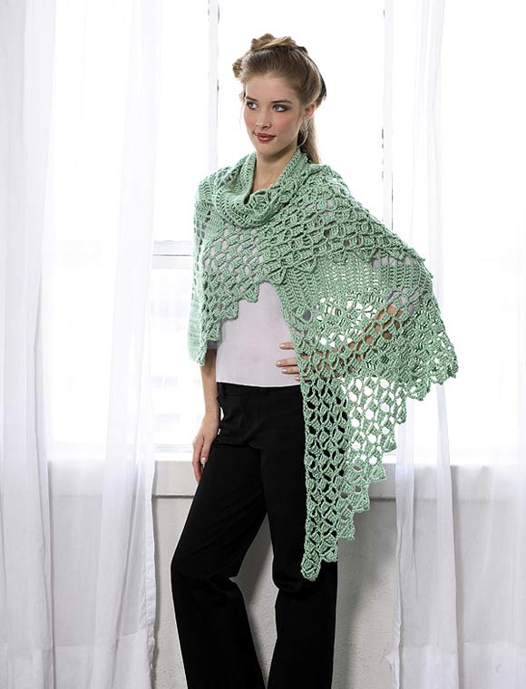 Triangular Shawl to Knit Pattern