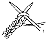 knit row 1