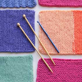 Knit and Crochet Squares