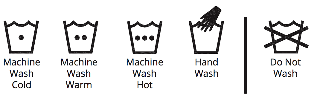 水洗符号